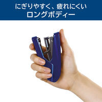 マックス フラットホッチキス パワーフラット 26枚とじ レッド 3個（1個×3） HD-10DFL/R2