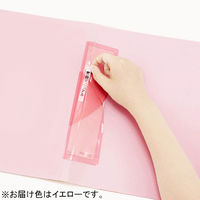 プラス パステルカラークリアーファイル パスティ A4タテ イエロー 98682 1袋(10冊入)