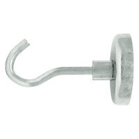 サンケーキコム 超強力マグネットフック Ф36mm（垂直耐荷重約6kg） 銀 HM-36A