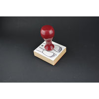 サンビー 人体図ゴム印 左足32 JING-32 1個