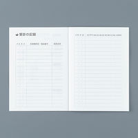 【アスクル限定】広済堂ネクスト なかよしおやこおくすり手帳（カエル） 32P 1セット（1000冊：200冊入×5箱）  オリジナル