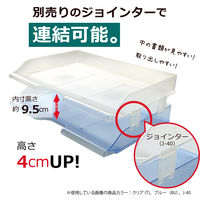 セキセイ　デスクトレー　A3ヨコ型　ブルー　SSS-1485　5個