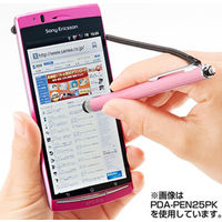 サンワサプライ スマートフォン＆タブレット用タッチペン ブラック PDA-PEN25BK（直送品）