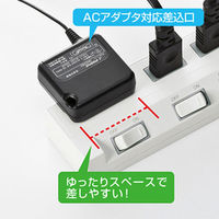 サンワサプライ 節電エコタップ(2P・6個口・2m) TAP-S17-2 1個