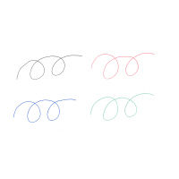 トンボ鉛筆 多色ボールペン用替芯 油性インク 0.7mm 青 BR-CS215 1箱（10本入）