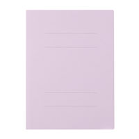 プラス　フラットファイル厚とじ　A4タテ　3冊　バイオレット　No.021NW　樹脂製とじ具
