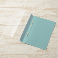 プラス　P.P.レポートファイル　A4　グリーン　FL-101RT　82003　1袋（10冊入）