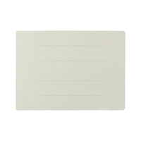 プラス　フラットファイル樹脂製とじ具　A4ヨコ　グレー　No.022N　100冊