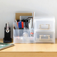 Like-it（ライクイット） A6ファイルユニット（浅）2段 ホワイト 3個 MX-62 ライフモジュール 吉川国工業所