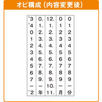 サンビー 日付印 プチコールPRO 印面+本体セット 深見 フカミ