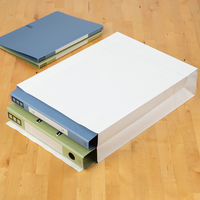 「現場のチカラ」 スーパーバッグ 宅配袋（紙製） 白 大サイズ 封かんシール付 1パック（10枚入）  オリジナル