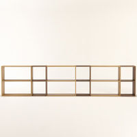 無印良品 スタッキングシェルフ ワイド 2段 オーク材 幅81.5×奥行28.5×高さ81.5cm 良品計画