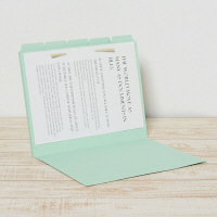 プラス　カットフォルダー　マチなし　5山　ブルー　FL-065IF　87385　1セット（50枚：5枚入×10袋）