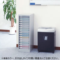 ナカバヤシ アバンテV2フロアケース A4 深9段 AF-M9 グレー 幅277×奥行336×高さ880mm