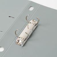 セキセイ　ロックリングファイル　D型2穴　A4タテ　背幅37mm　グレー　F-522-62　30冊