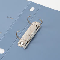 セキセイ　ロックリングファイル　D型2穴　A4タテ　背幅43mm　ブルー　F-532-10　30冊