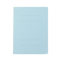 プラス　フラットファイル樹脂製とじ具　B5タテ　ロイヤルブルー　No.031N　100冊