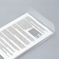 キングジム キングホルダー封筒タイプ（マチ付き） A4タテ 2穴 乳白 1パック単色10枚入 782-10 100枚（10枚入×10袋）