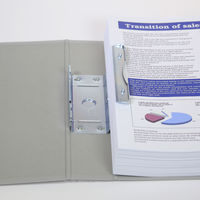 キングジム　キングファイルG（2穴）　B4ヨコ　とじ厚30mm　グレー　993EN　1セット（3冊）