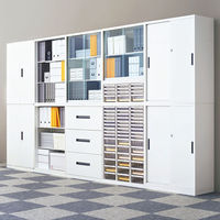 オカムラ スチール収納VILLAGE 専用オプション 追加棚板 幅800×奥行400mm専用 ホワイト 2枚（取寄品）