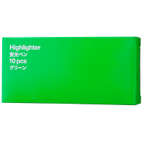 アスクル　蛍光ペン　グリーン　緑　50本　蛍光マーカー  オリジナル