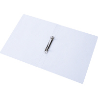 ハピラ　リングファイル丸型2穴　A4タテ　背幅25mm　12冊　カラバリ　クリアー オリジナル