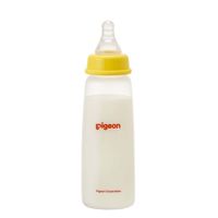 ピジョン スリムタイプ哺乳びん プラスチック製 シリコーンゴム製乳首付　240ml 1個