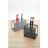 アスクル ビジネスフィット傘立て 45本用 プラチナシルバー 幅762×奥行366×高さ490mm 1台 折りたたみ式 スチール製 オリジナル