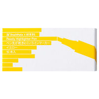 乾きにくいラインマーカー イエロー 10本 アスクル  オリジナル