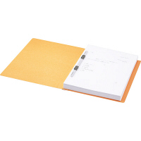 アスクル　フラットファイル　A4タテ　エコノミータイプ　10冊　イエロー　黄色  オリジナル