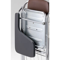 【軒先渡し】サンケイ メモ台付（テーブル付き）折りたたみチェア ブラック SCF12-CXM 1箱（2脚入）（直送品）