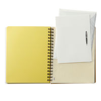 ロルバーン ポケット付メモ L B6相当 ローズ 赤 5mm方眼 リングノート デルフォニックス（Rollbahn）