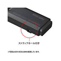 サンワサプライ USB2.0カードリーダー ADR-MSDU2W（直送品）