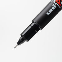 プロッキー 水性ペン 細・極細ツイン 黒 三菱鉛筆 uni