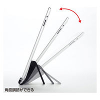 サンワサプライ iPadスタンド ブラック PDA-STN7BK（直送品）