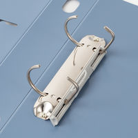 セキセイ　ロックリングファイル　D型2穴　B5タテ　背幅43mm　ブルー　F-432