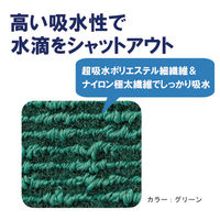 山崎産業　ロンステップ吸水マット300 (#15) グリーン　F-125-15　（直送品）