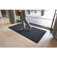 山崎産業　吸水マット ダブルウェーブ (#18) グレー　F-205-18　（直送品）