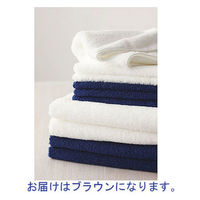 今治ベーシックバスタオル　ブラウン　１枚