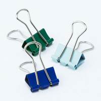 アスクル　ダブルクリップカラーアソート　小　1袋（100個）  オリジナル