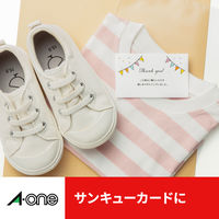 エーワン（A-one）手作りチケット 半券なし マット紙 プリンタ兼用  A4 ブルー 8面  20シート  51479