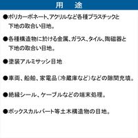 セメダイン シリコンシーラント8051N 脱アルコール型 ホワイト 330ml SR-142 1本
