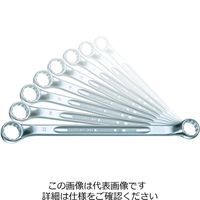 エスコ 8本組/ 6 ー22mm 両口めがねレンチ EA616GC 1組(1セット)（直送品）