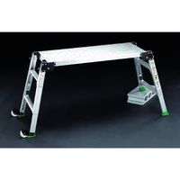 エスコ 92ー122cm 足場台(調整脚・キャスター付) EA905DF-3 1個（直送品）