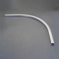 エスコ 800x800mm/500R カーブレール(アルミ製) EA970FC-5 1本（直送品）