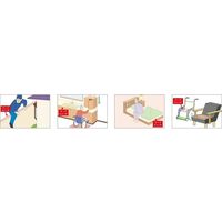 エスコ 1m テープスイッチ(黄) EA940FK-100 1個（直送品）