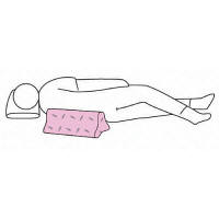 洗えるフィット三角柱クッションII　パープル80cm　1312-80　日本エンゼル　（直送品）