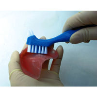 義歯ブラシ 入れ歯ブラシ ブルーブラシ 1555 1本 ビー エス エーサクライ