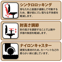 8VCM1A FHR6 |オカムラ VCメッシュチェア オフィスチェア 肘無し ブルー 1脚