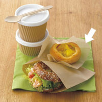 Bagcraft ワックスペーパー 未晒し 薄手 S 1箱（1000枚入）